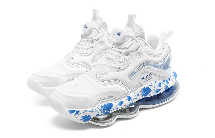 N·HOT Mesh, Leather Slip Resistant And Breathable Height Increasing Mid top EVA Air Cushion Bottom Running Shoes Unisex