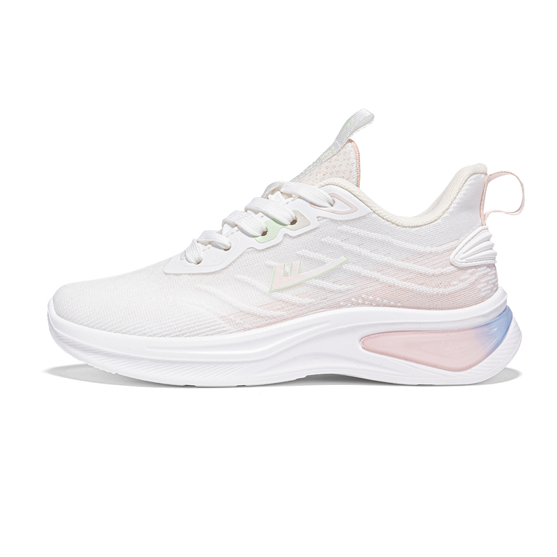 Warrior Fabric Cushioning Height Increasing Abrasion Resistant Breathable Low top Sports Running Shoes Women’s