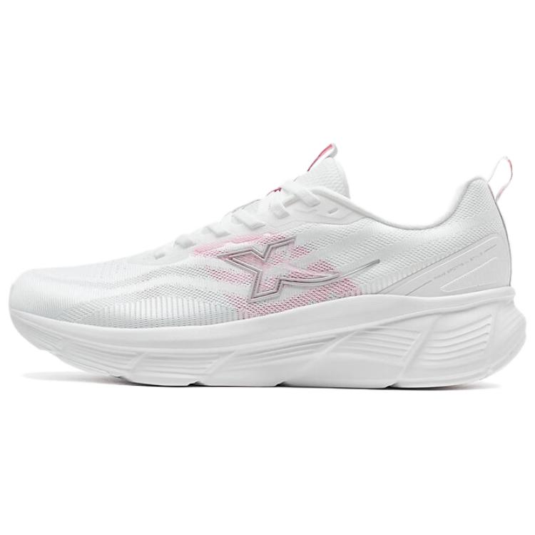 XTEP Running Shoes Women’s Low Top Classic White/Blossom Pink