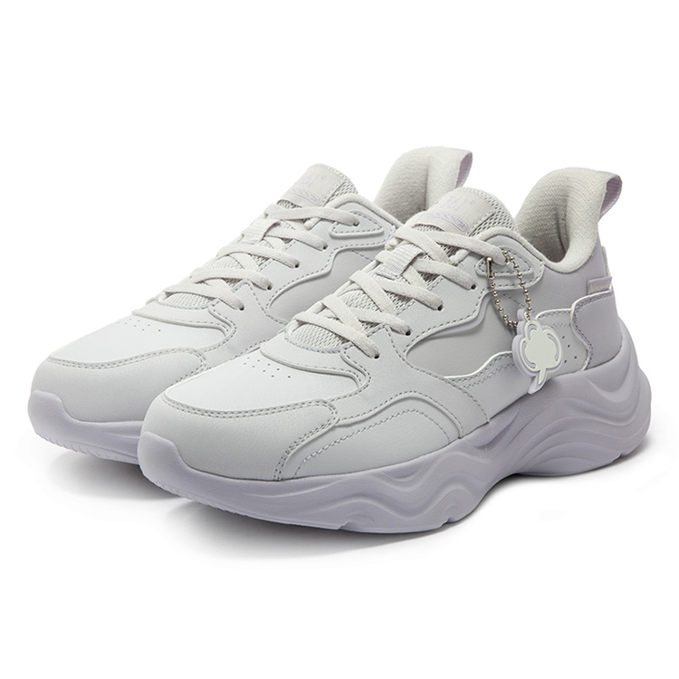 361° Linglong Collection Cushioning Abrasion Resistant Waterproof Low top Running Shoes Women’s Gray Purple
