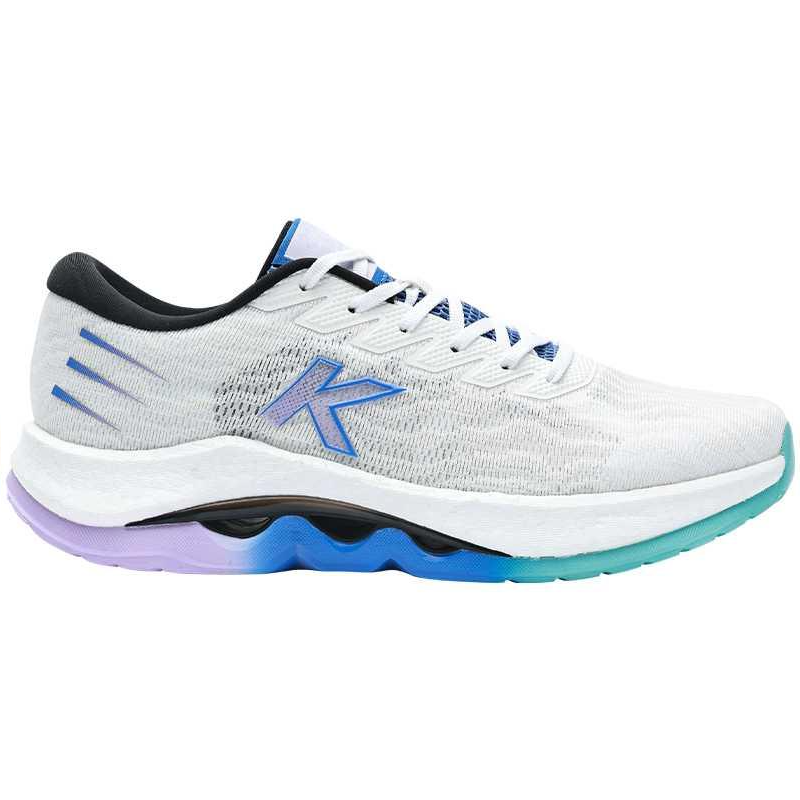 KELME Comfortable Fabric Cushioning Lightweight Cushioning Lightweight Low top Casual Running Shoes Men’s White