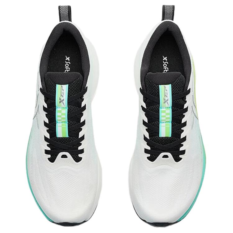 XTEP Chasing Clouds 2 Cushioning Rebound Low top Training Running Shoes Men’s White Green Yellow