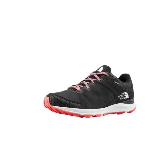 THE NORTH FACE Breathable And Lightweight Low top Running Shoes Women's Black Pink