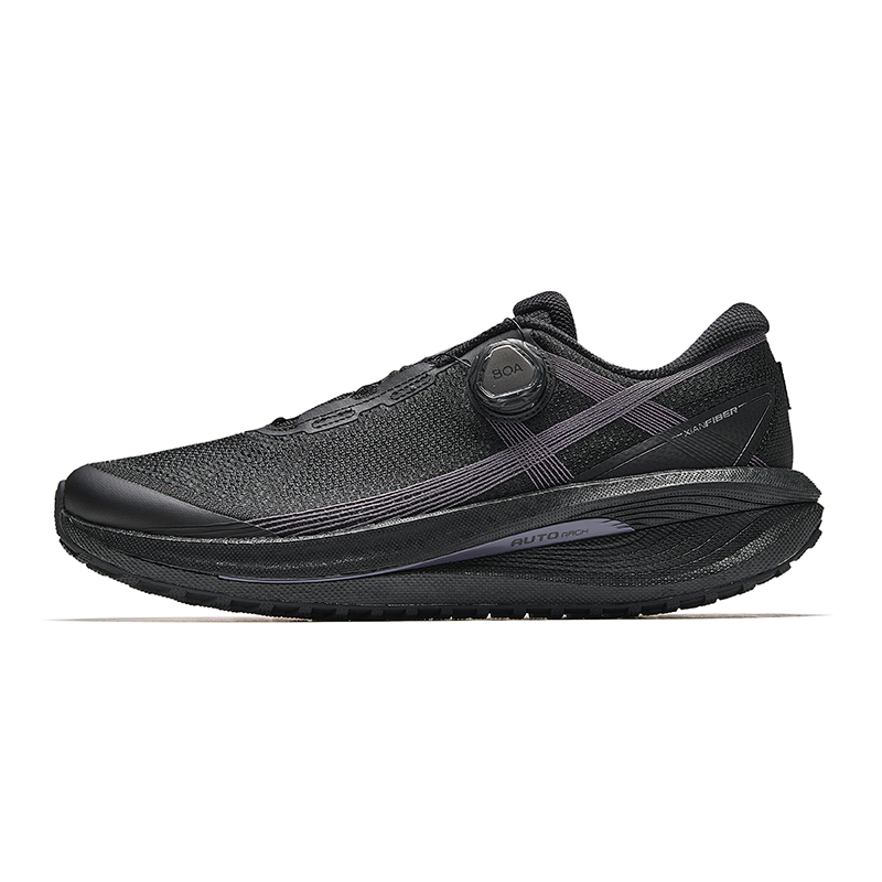 Anta Champion All Weather Collection Cushioning Slip Resistant Low top Casual Running Shoes Men’s Black