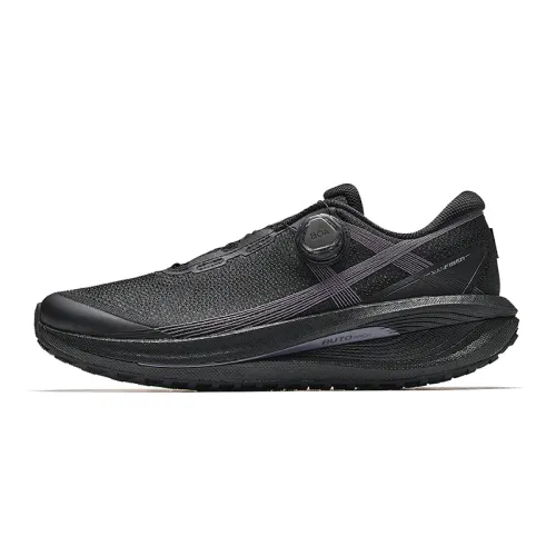 Anta Champion All Weather Collection Cushioning Slip Resistant Low top Casual Running Shoes Men's Black