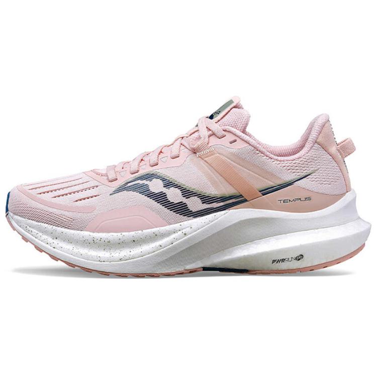 Saucony Tempus TanTu 1 Cushioning Breathable Low top Running Shoes Women’s Pink