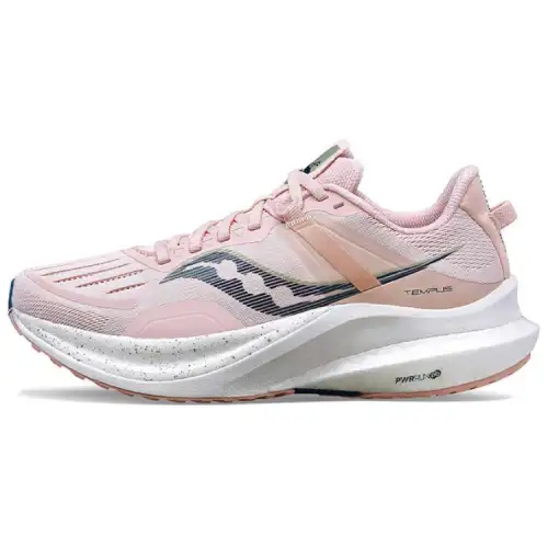 Saucony Tempus TanTu 1 Cushioning Breathable Low top Running Shoes Women's Pink