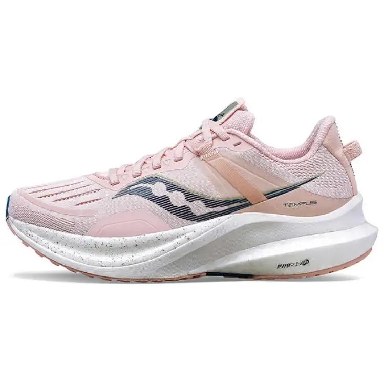 Saucony Tempus TanTu 1 Cushioning Breathable Low top Running Shoes Women's Pink
