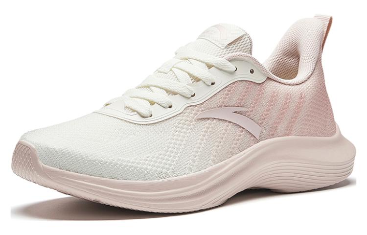 Anta Slip Resistant Abrasion Resistant Low top Running Shoes Women’s White Pink