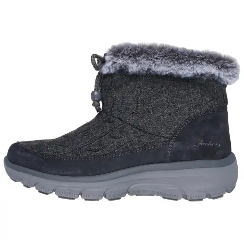 Skechers Relaxed Fit Ankle Boots Women's Black Gray