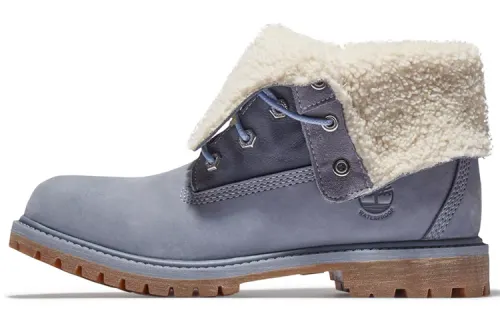 Timberland Authentics Thermal Waterproof Height Increasing Ankle Length Outdoor Boots Women's Light Blue