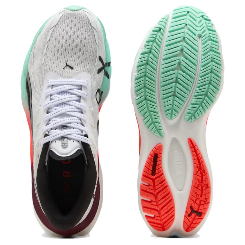 PUMA Breathable Running Shoes Unisex White Black