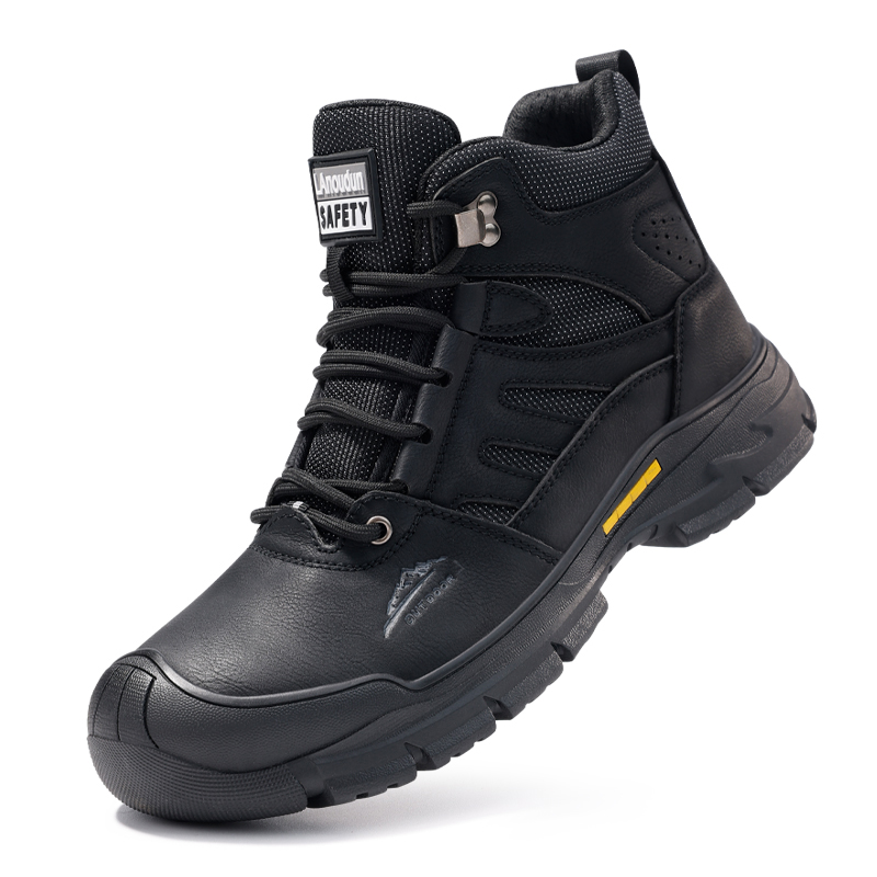 LANOUDUN Coverage Support High top Labor Protection Shoes Men’s Black