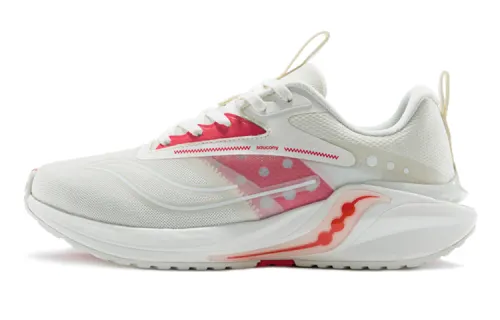 Saucony Coyote Hybrid Running Shoes Women's Low-Top White Red