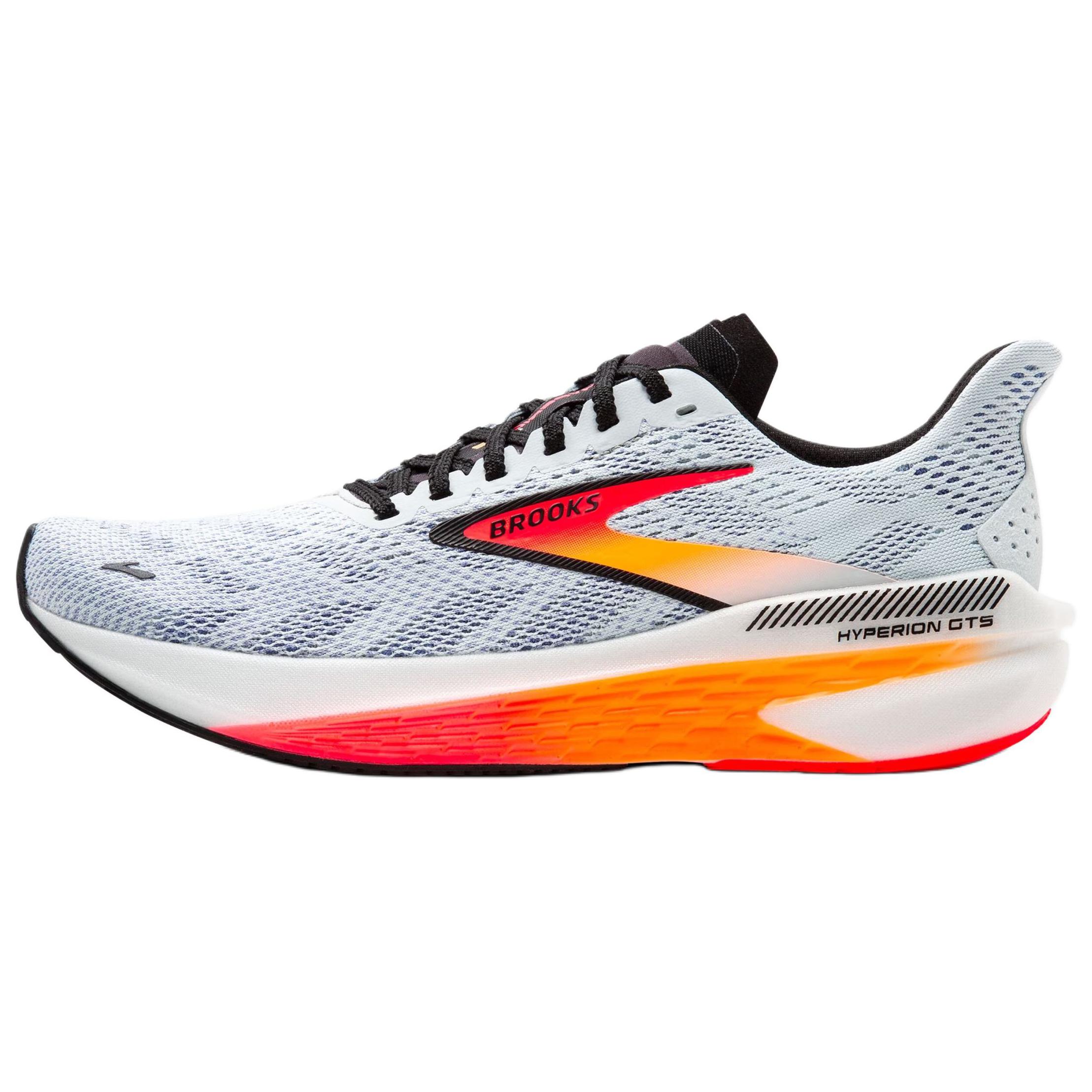 Brooks Brooks Hyperion GTS 2 Comfortable and Versatile Cushioning Anti-slip Wear-Resistant Breathable Lightweight Rebound Low-top Casual Running Shoes Men's White Orange