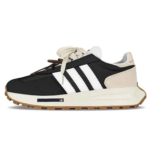 Adidas Originals Retropy E5 Slip Resistant Abrasion Resistant Low top Running Shoes Unisex Beige Black