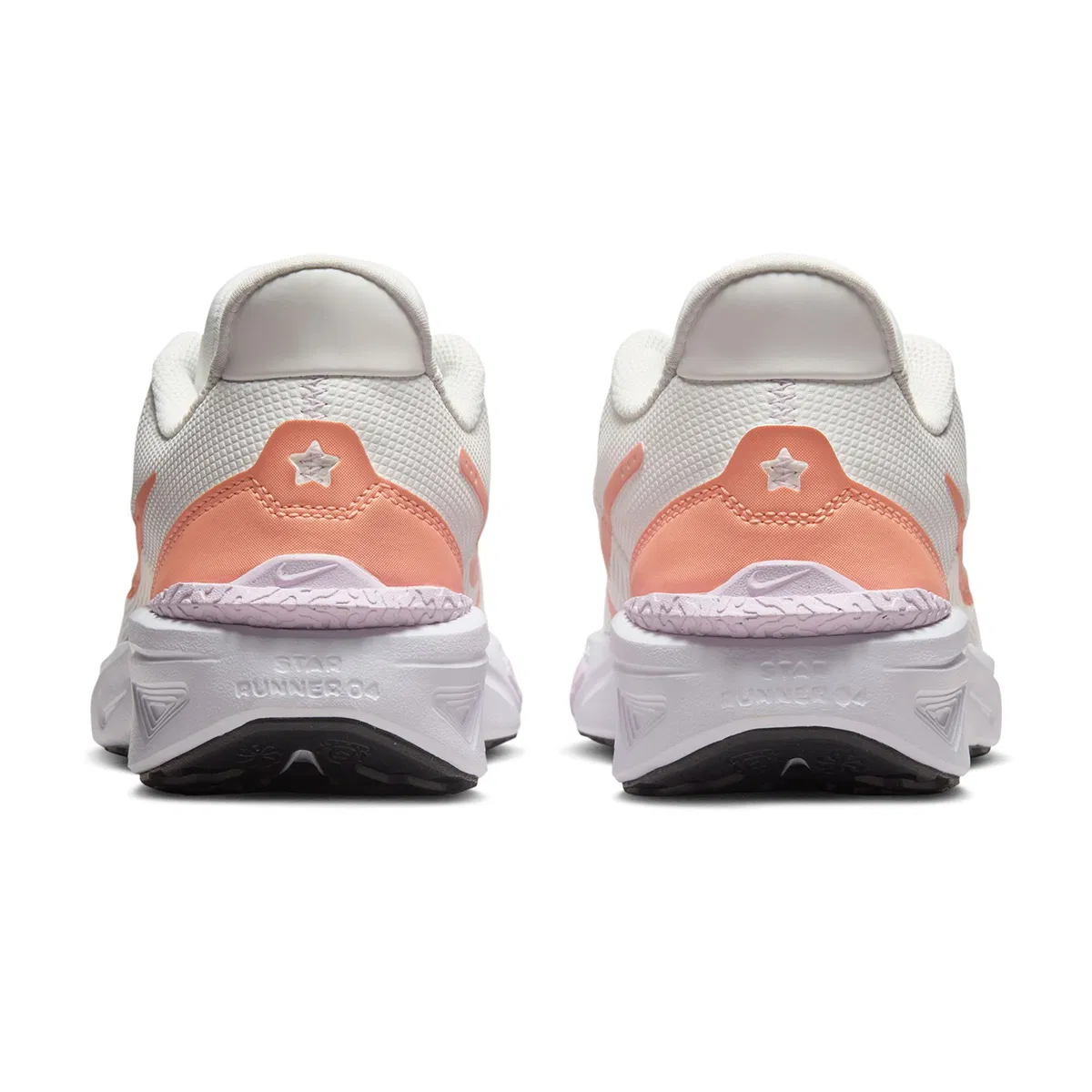Nike Star Runner 4 Slip Resistant Abrasion Resistant Low top Running Shoes Women’s White Orange