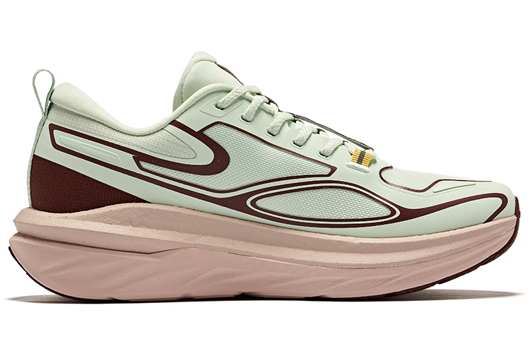 Erke Cushioning, Wear Resistant Low top Running Shoes Men’s Light Pea Green Sweet Grape
