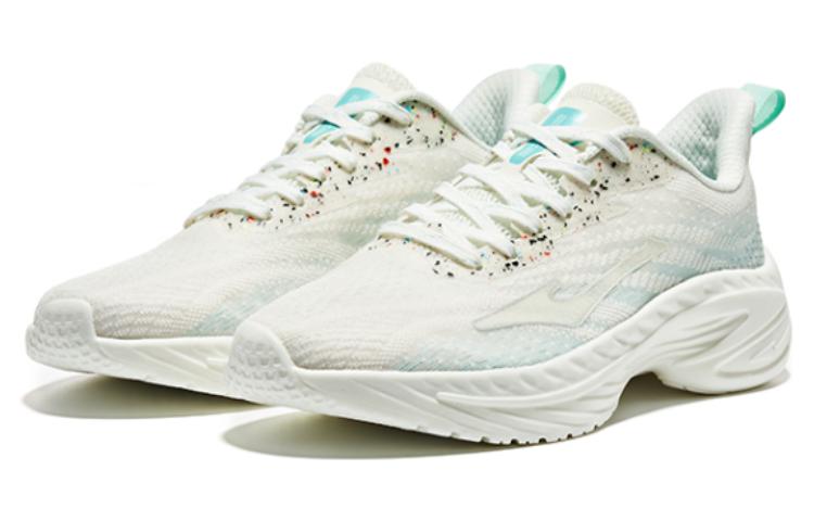 Erke Cushioning Slip Resistant Abrasion Resistant Lightweight Low top Running Shoes Women’s White Blue