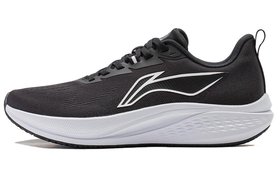 LiNing Chitu 7 Casual and versatile Physical test Physical test High school entrance examination Racing Comfortable rebound shock-absorbing and anti-slip light Low top Training running shoes Men's black