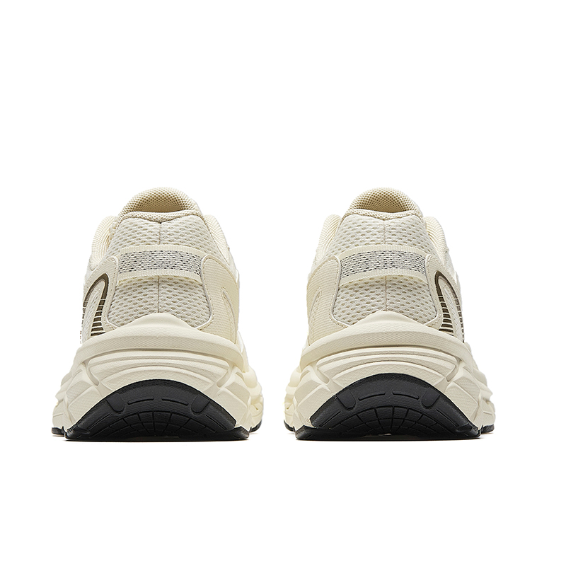 Anta Synthetic Leather, Textile Abrasion Resistant Cushioning Low top Casual Running Shoes Women’s White