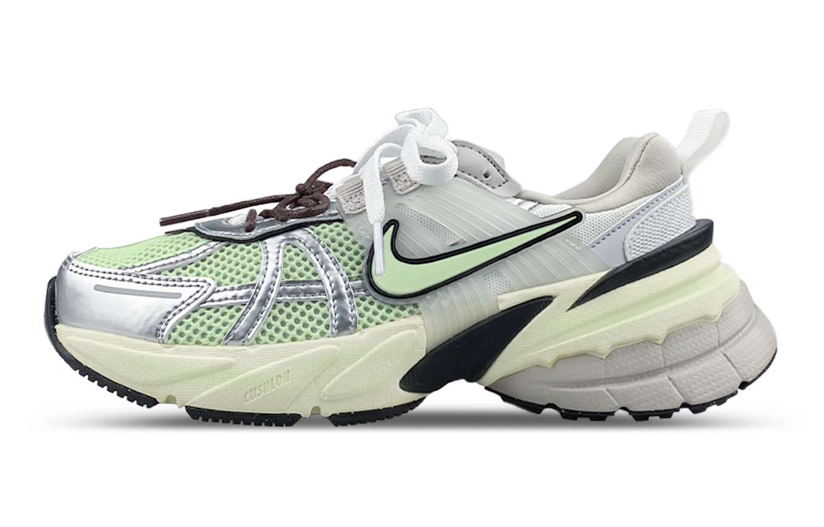 Nike V2K Run Breathable Low top Running Shoes Women’s White Green