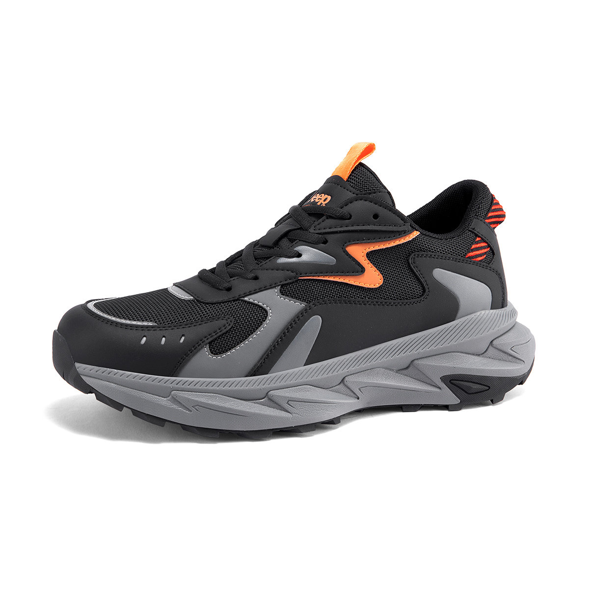 Jeep Retro Sports Low top Outdoor Shoes Men’s Black
