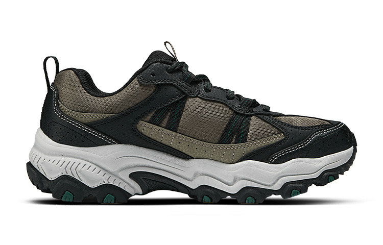 Skechers Cushioning Abrasion Resistant Breathable Support Low top Chunky Sneakers Men’s Brown/Black
