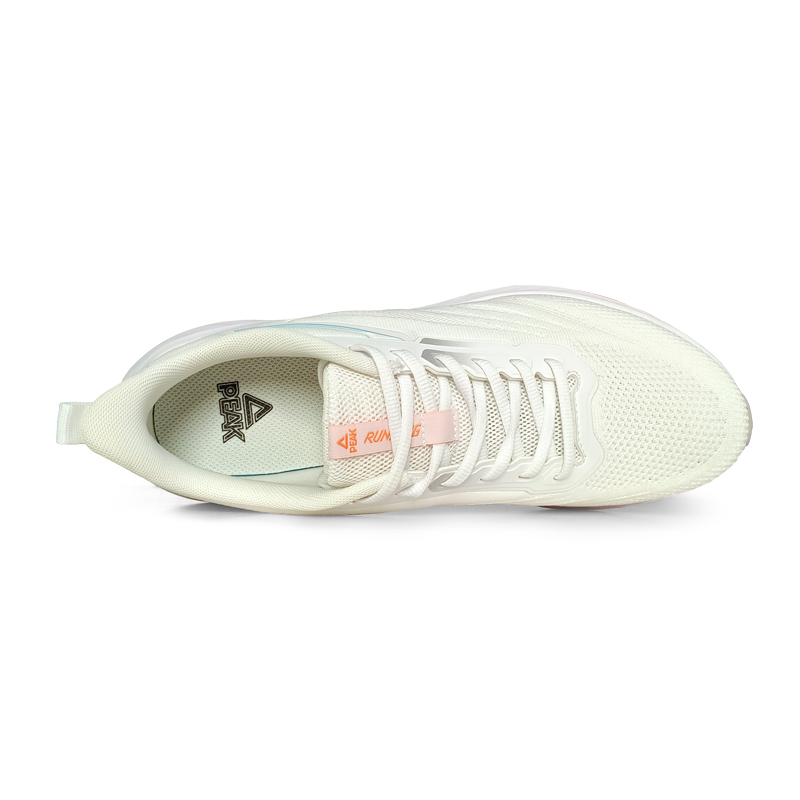 PEAK Running Shoes Men’s White Orange