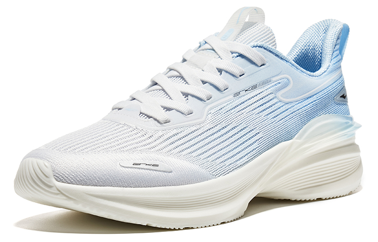 Erke Running Shoes Men’s Low Top Erke White/Light Oxygen Blue