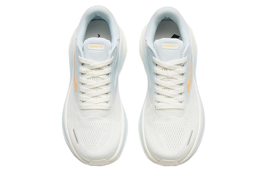 Anta LingFeng Fabric Cushioning Abrasion Resistant Rebound Low top Running Shoes Men’s White Blue