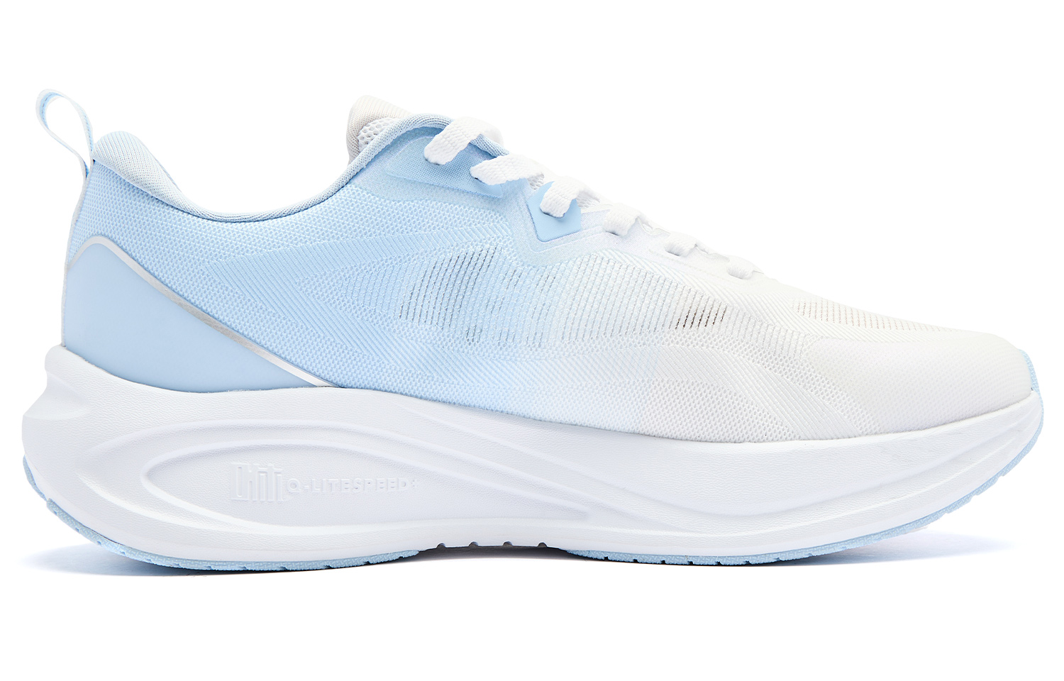 QIAODAN Phantom CITY Running Shoes Men’s Low Top Jordan White Glacier Blue