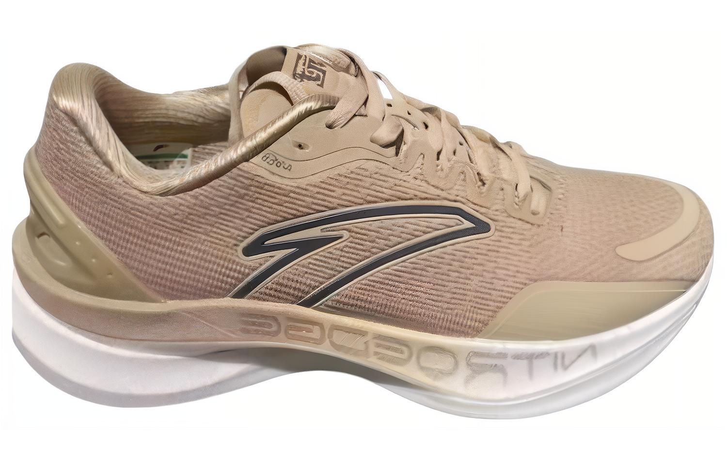 Anta Comfortable Slip Resistant Abrasion Resistant Low top Running Shoes Men’s Gray Brown