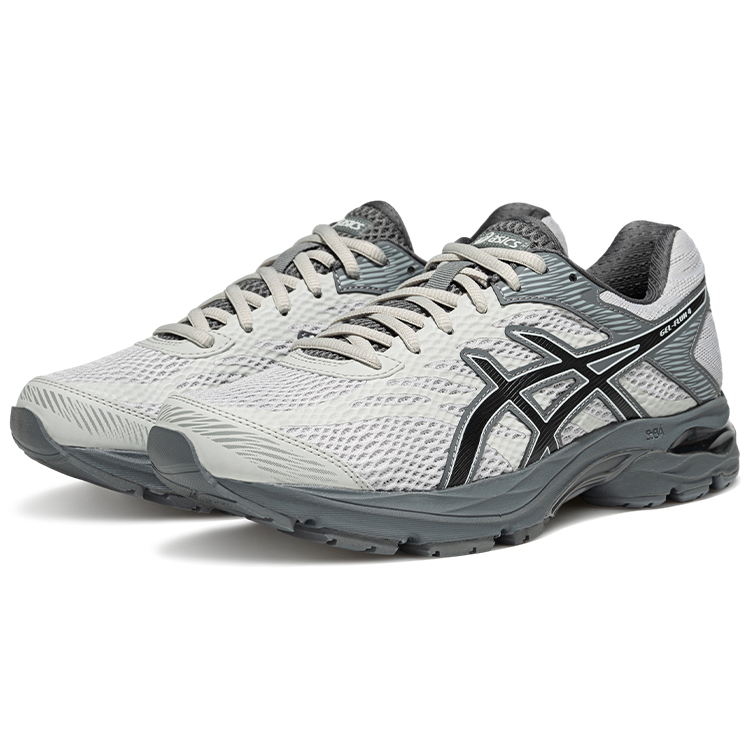 ASICS Gel Flux 4 Low top Rubber SPEVA Casual Physical Fitness Test & Exam Running Shoes Men’s Gray Black