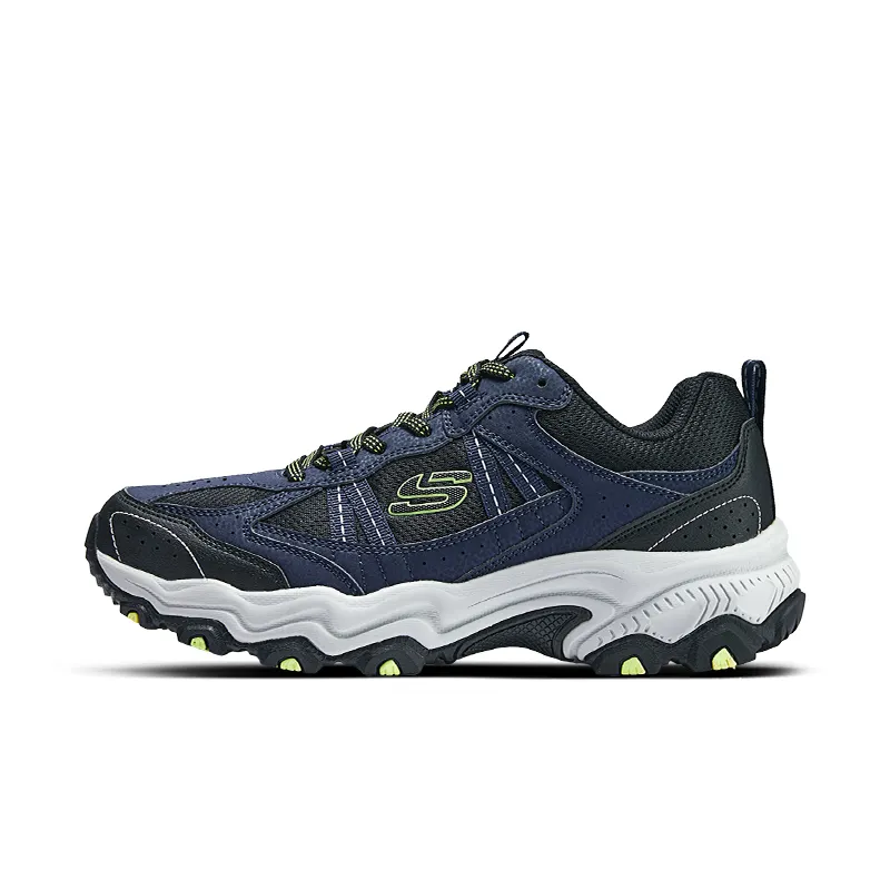 Skechers Support Abrasion Resistant Breathable Low top Outdoor Shoes Men's Marine Blue/Black