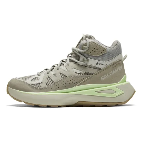 SALOMON ODYSSEY ELMT Slip Resistant, Abrasion Resistant, Waterproof Mid top Running Shoes Unisex Flint Gray