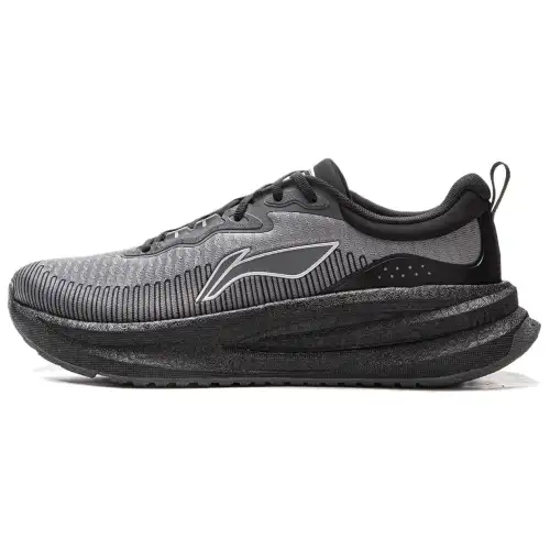 Li Ning Low top Running Shoes Men's Coal Smoke Gray