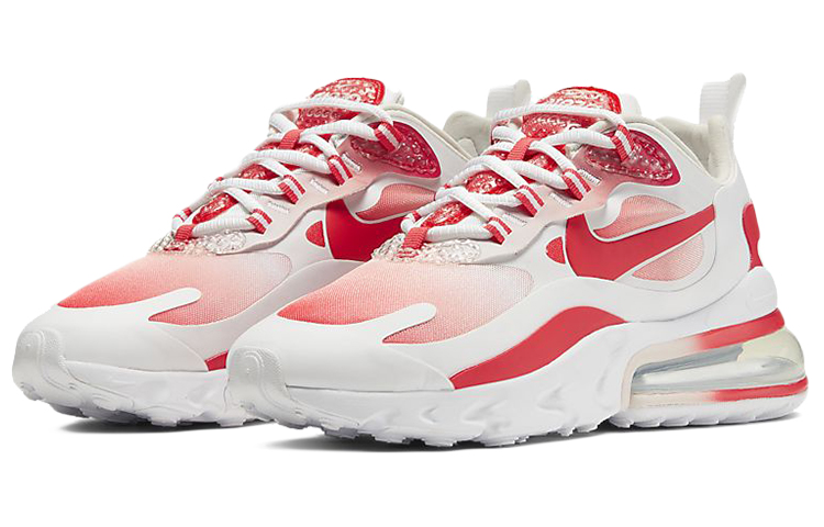 Женские кроссовки Nike Air Max 270 (красно-белые) — фото 3