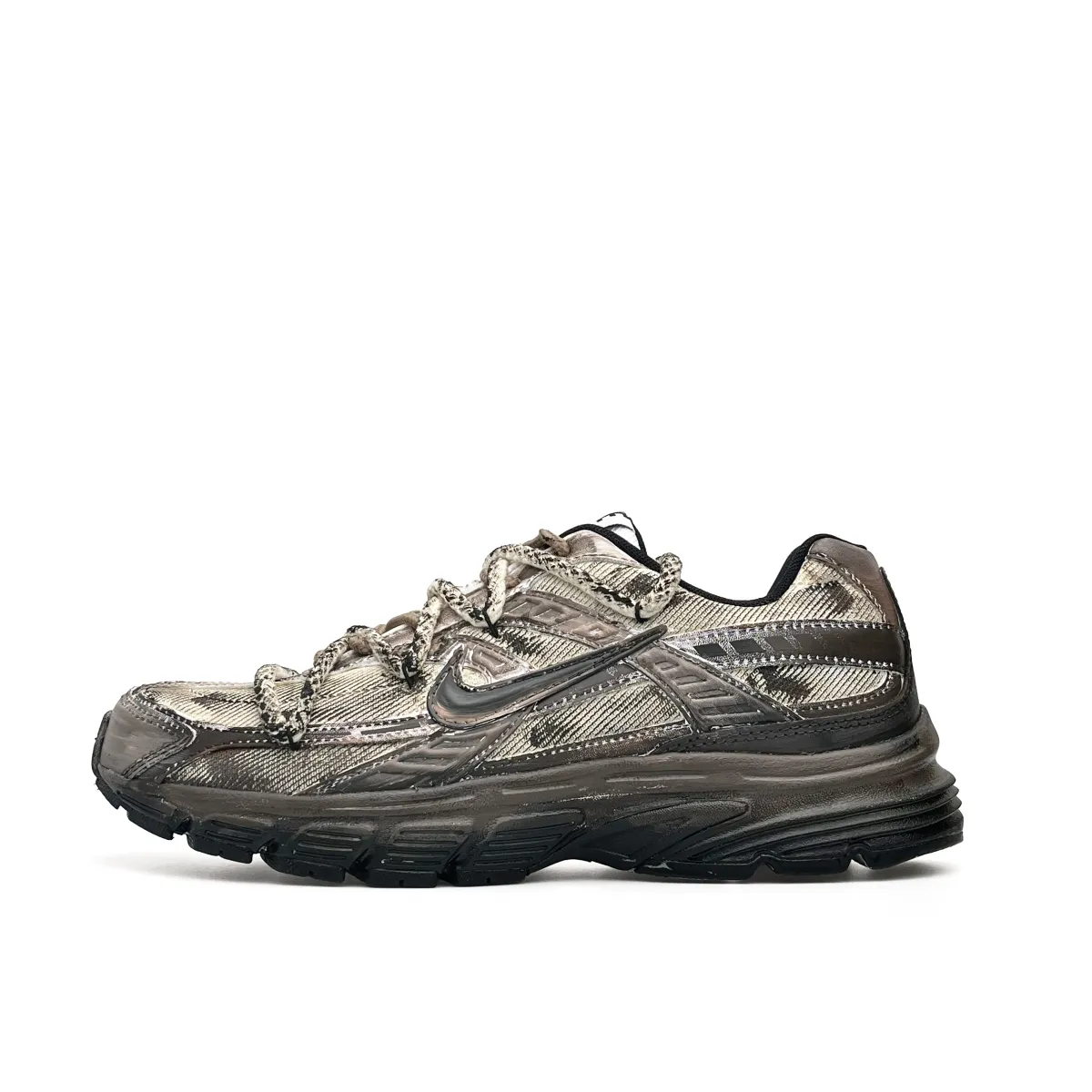Nike Initiator Abrasion Resistant Low top Casual Physical Fitness Test & Exam Running Shoes Unisex Black Brown