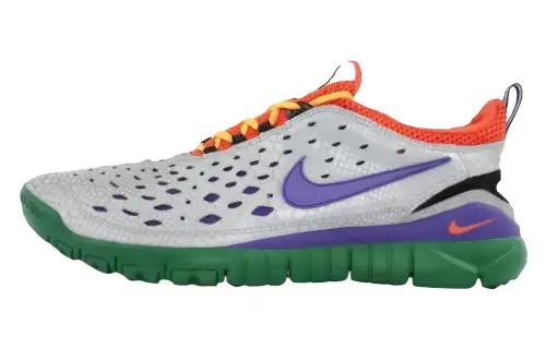 Nike Free Trail 5.0 Abrasion Resistant Breathable Low top Running Shoes Unisex Silver Green