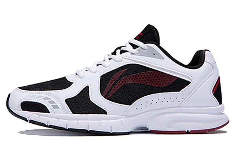 Li Ning Lightweight Cushioning Slip Resistant Abrasion Resistant Breathable Lightweight Low top Running Shoes Men's