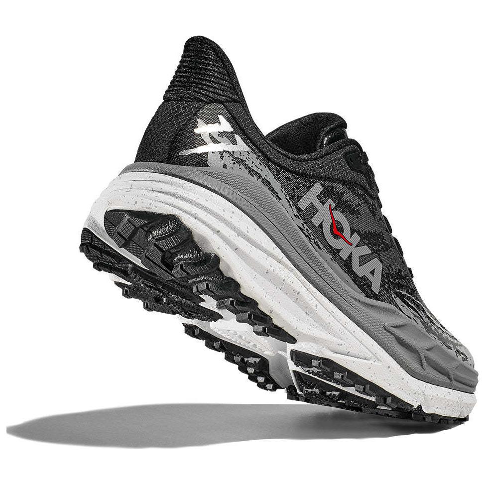 HOKA ONE ONE Stinson 7 Slip Resistant Abrasion Resistant Low top Trail Running Shoes Men’s Black