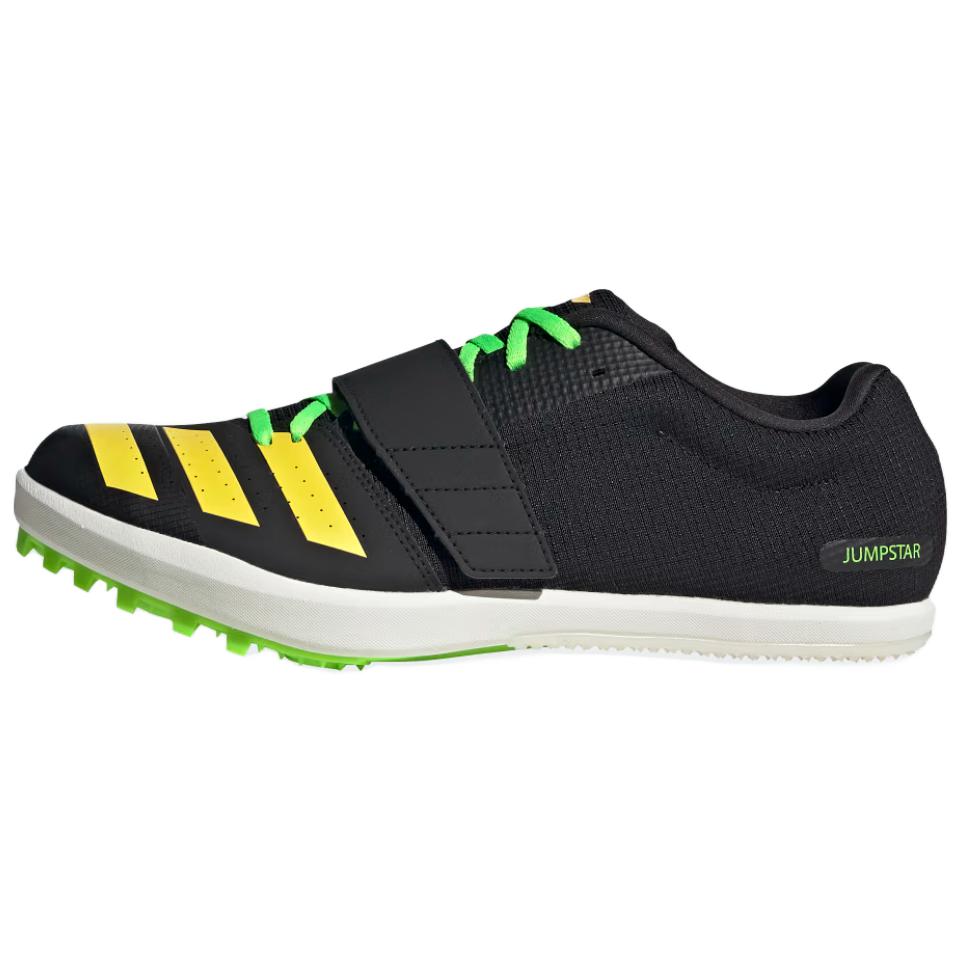 Adidas JUMPSTAR Shock Absorbers Slip Resistant Abrasion Resistant Low top Running Shoes Unisex Black Yellow