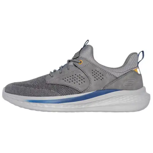 Skechers Relaxed Fit Low top Casual Running Shoes Men's Gray