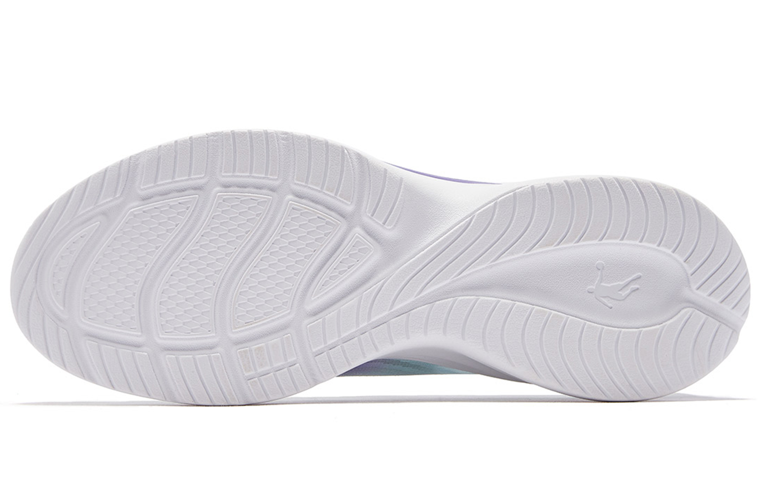 QIAODAN Light Speed 2.0 Plus Cushioning Breathable Low top Sprint Running Shoes Men's White Purple