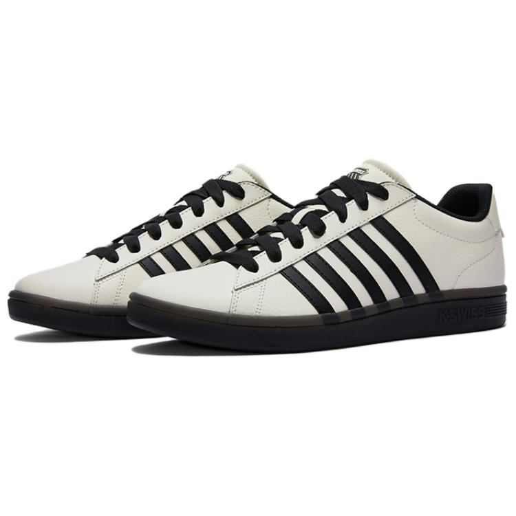 K·SWISS Synthetic Leather Low top Running Shoes Men’s White Black
