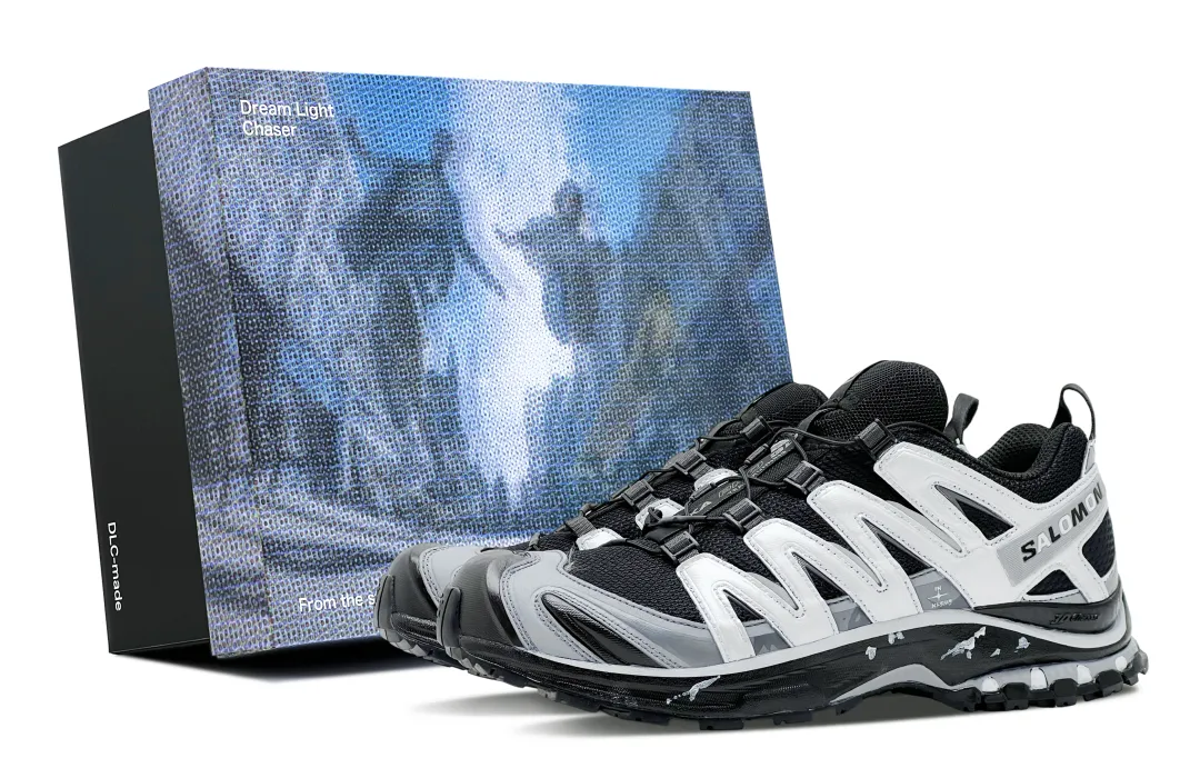 SALOMON XA PRO 3D LA YAUTE Cushioning Breathable Low top Trail Running Training Running Shoes Unisex Black Silver