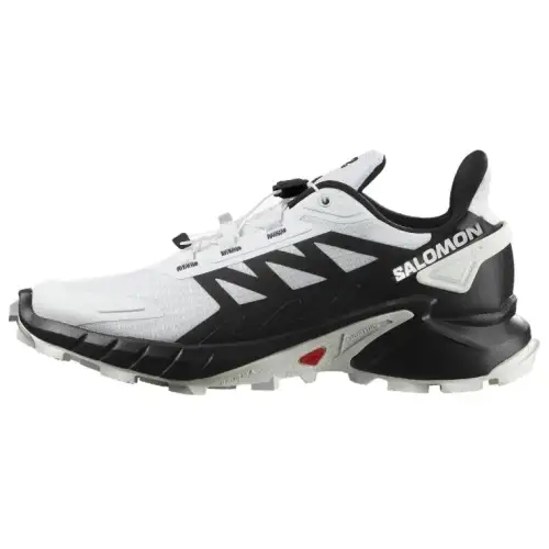 SALOMON CROSS Cushioning, Wear Resistant Low top Running Shoes Women's Black White