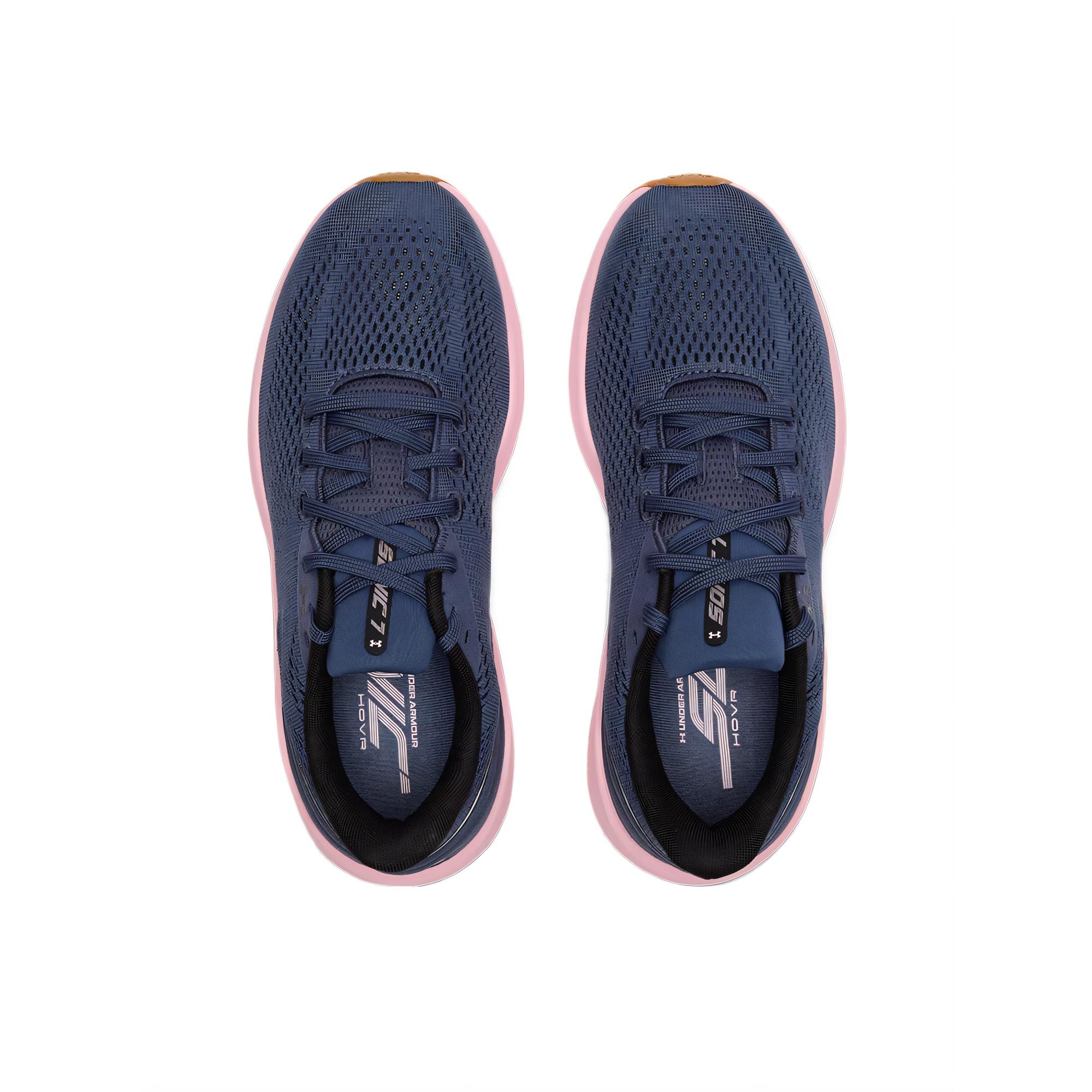 Under Armour Cushioning Moisture Wicking Low top Sprint Running Shoes Women’s Blue Pink