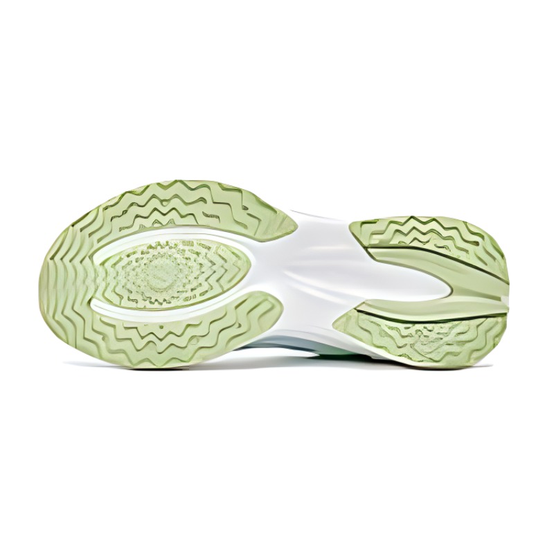 QIAODAN Fengxing 13 Abrasion Resistant Breathable Low top Running Shoes Women’s Green White